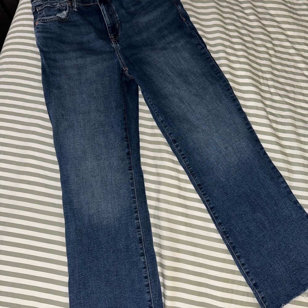 American Eagle kick boot cut crop Jean worn ONCE